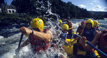 Whitewater rafting at Grandtully - a great day out!