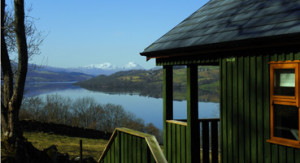 One bedroom lodge view at Bracken Lodges Self-Catering Holiday Loch Tay Kenmore Killin Perthshire